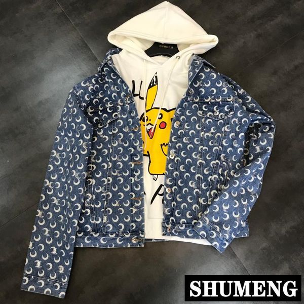 2019 new autumn moon crescent pattern printed drill handsome jeans jacket short coat female students denim coats outwear, Black;brown
2019 new autumn moon crescent pattern printed drill handsome jeans jacket short coat female students denim coats outwear, Black;brown