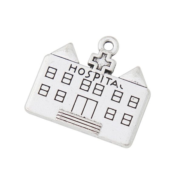 rainxtar fashion alloy hospital building charms medical charms 21*23mm 10pcs aac495, Bronze;silver
rainxtar fashion alloy hospital building charms medical charms 21*23mm 10pcs aac495, Bronze;silver