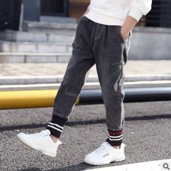 children's boys jeans new 2019 creative thread closure waist trousers spring/autuom boys solid pants denim size4-14 jeans, Blue
children's boys jeans new 2019 creative thread closure waist trousers spring/autuom boys solid pants denim size4-14 jeans, Blue