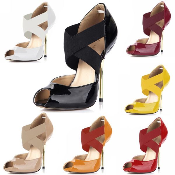 chmile chau black dress party shoes women peep toe stiletto metal high heels cross-strap ladies pumps zapatos mujer 3845-d2
chmile chau black dress party shoes women peep toe stiletto metal high heels cross-strap ladies pumps zapatos mujer 3845-d2