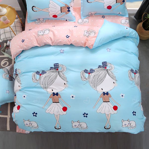 1pcs duvet cover 200*200 bedding quilt comforter cover printing single double queen king customized 140*200cm girl