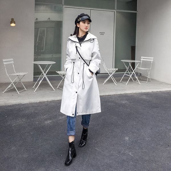 casual zipper long желоб для женщин регулируемый талии тонкий дам trench ветровка с капюшоном белый полный рукав autum streetwear, Tan;black
casual zipper long желоб для женщин регулируемый талии тонкий дам trench ветровка с капюшоном белый полный рукав autum streetwear, Tan;black