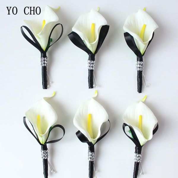 yo cho artificial flower boutonniere white calla lily flower groom boutonniere men brooch pin wedding witness calla lily corsage hlofe, Black;gray
yo cho artificial flower boutonniere white calla lily flower groom boutonniere men brooch pin wedding witness calla lily corsage hlofe, Black;gray