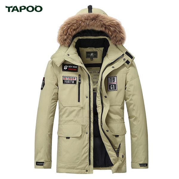 men's down & parkas tapoo mens coats polyester winter jackets thick 80% white duck casual outerwear windproof handsome plus size m-3xl, Black
men's down & parkas tapoo mens coats polyester winter jackets thick 80% white duck casual outerwear windproof handsome plus size m-3xl, Black