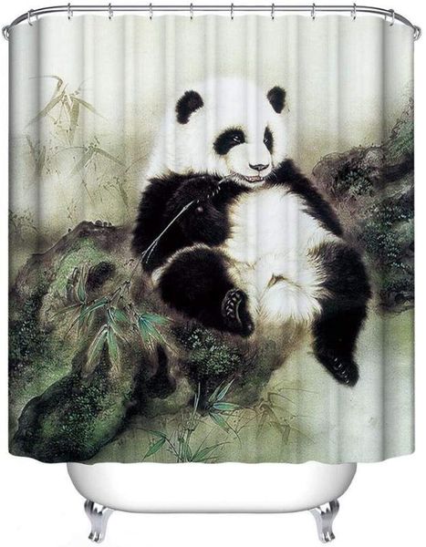 animal shower curtain cute panda design bathroom shower curtain ink painting waterproof fabric with hook
animal shower curtain cute panda design bathroom shower curtain ink painting waterproof fabric with hook