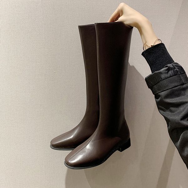 women's mid calf boots booties woman 2019 low heel thigh high heels high winter footwear luxury designer shoes round, Black
women's mid calf boots booties woman 2019 low heel thigh high heels high winter footwear luxury designer shoes round, Black