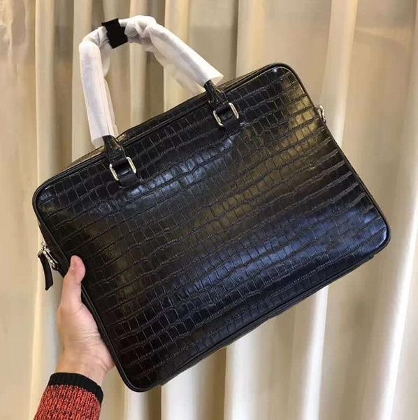 litchi grain real leather mens briefcases purse handbag metal hardware design high-end men totes lapbags
litchi grain real leather mens briefcases purse handbag metal hardware design high-end men totes lapbags