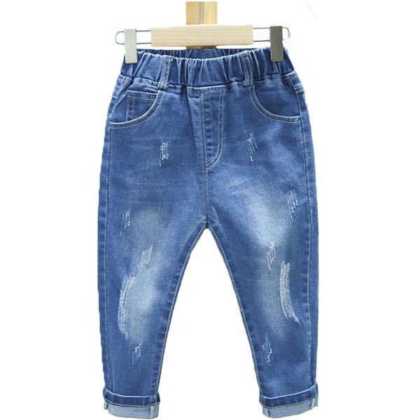 spring kids jean pants cowboy children hole broken jeans denim trousers elastic waist ripped boys jeans kids clothing, Blue
spring kids jean pants cowboy children hole broken jeans denim trousers elastic waist ripped boys jeans kids clothing, Blue