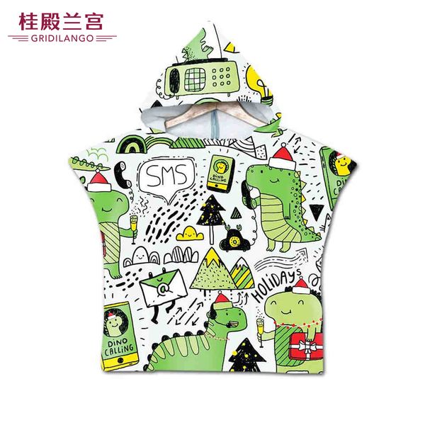 gridilango cute cartoon green dinosaur hooded cloak bath towels printed animal microfiber for boys girls swimming beacth towel
gridilango cute cartoon green dinosaur hooded cloak bath towels printed animal microfiber for boys girls swimming beacth towel