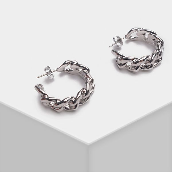 amorita boutique stylish simple fixed chain style stud earrings, Golden;silver
amorita boutique stylish simple fixed chain style stud earrings, Golden;silver