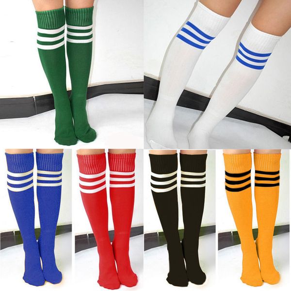 striped soccer baseball football socks thicken over knee ankle sports long socks for girl women, Black
striped soccer baseball football socks thicken over knee ankle sports long socks for girl women, Black