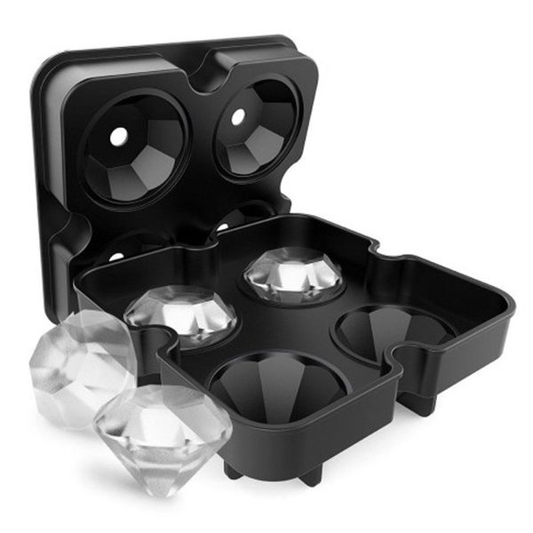 120pcs/lot NEW 4 Cavity Diamond Shape 3D Ice Cube Mold Maker Bar Party Silicone Trays Chocolate Mold Kitchen Tool, A Great Gift
120pcs/lot NEW 4 Cavity Diamond Shape 3D Ice Cube Mold Maker Bar Party Silicone Trays Chocolate Mold Kitchen Tool, A Great Gift
