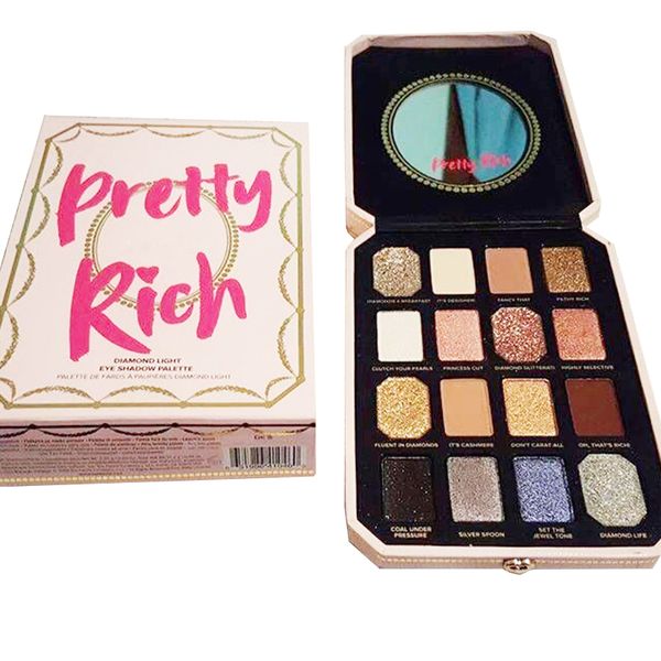 New Makeup palette Face Pretty Rich 16colors Eyeshadow palette Diamond Eye Shadow High quality 60pcs DHL shipping
New Makeup palette Face Pretty Rich 16colors Eyeshadow palette Diamond Eye Shadow High quality 60pcs DHL shipping