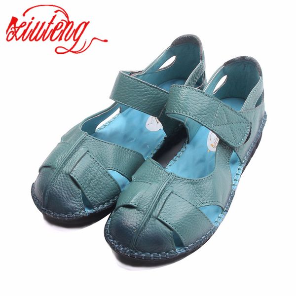 xiuteng handmade women leather sandals for summer comfortable soft bottom flowers shoes genuine leather casual shoe, Black
xiuteng handmade women leather sandals for summer comfortable soft bottom flowers shoes genuine leather casual shoe, Black