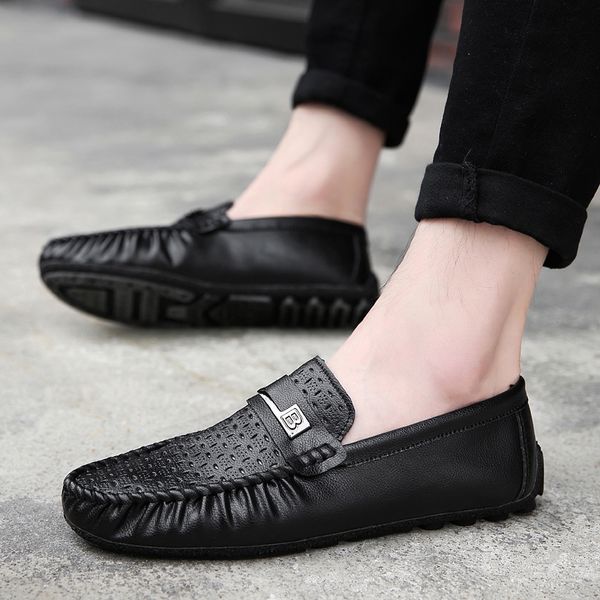 genuine leather mens shoes casual 2020 men loafers moccasins breathable slip on male driving shoes business sneaker, Black
genuine leather mens shoes casual 2020 men loafers moccasins breathable slip on male driving shoes business sneaker, Black