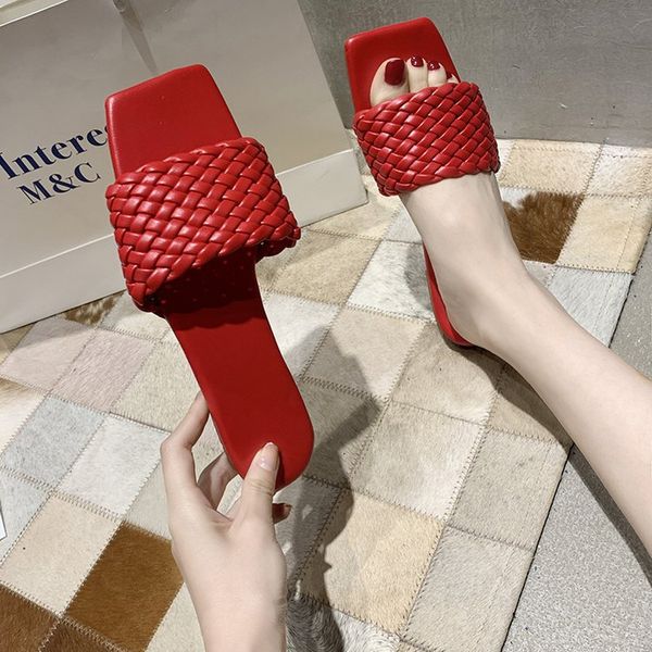 women shoes slippers weave leather women sandals open toe flat 2020 new brand slides summer outdoor beach female flip flops, Black
women shoes slippers weave leather women sandals open toe flat 2020 new brand slides summer outdoor beach female flip flops, Black