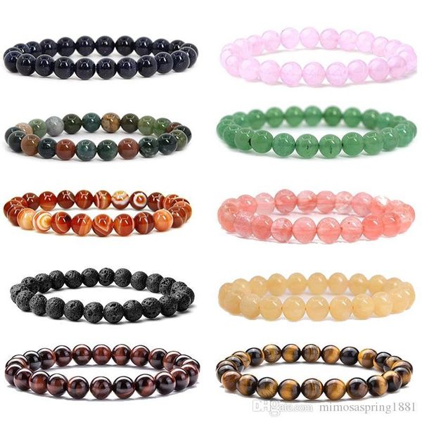 8mm fashion brand luxury natural stone healing crystal stretch beaded bracelet women men handmade precious gemstone round bracelets jewelry, Black
8mm fashion brand luxury natural stone healing crystal stretch beaded bracelet women men handmade precious gemstone round bracelets jewelry, Black