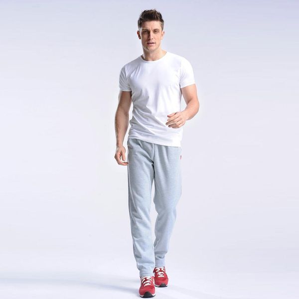 men casual trousers solid elastic middle autumn, winter waist loose sporting pants ankle length, Black
men casual trousers solid elastic middle autumn, winter waist loose sporting pants ankle length, Black