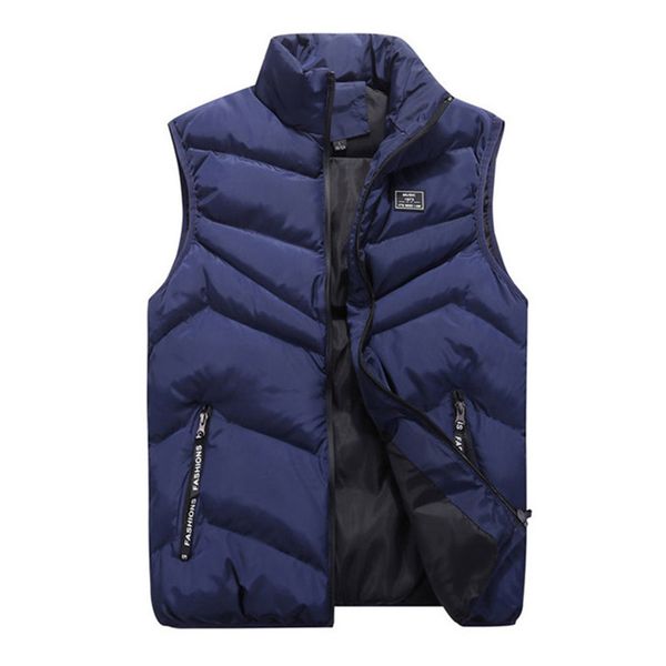 men autumn winter vest jackets stand collar pure color waistcoat pocket vest man coats warm cotton-padded gilet veste hommes, Black;white
men autumn winter vest jackets stand collar pure color waistcoat pocket vest man coats warm cotton-padded gilet veste hommes, Black;white