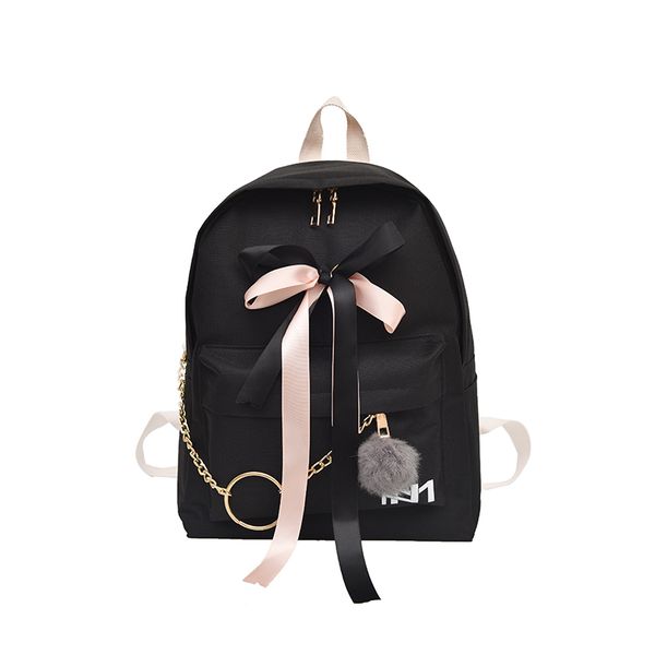women's backpack fashion canvas large capacity college student bag female ribbon hanging chain ring backpack mochila bolsa
women's backpack fashion canvas large capacity college student bag female ribbon hanging chain ring backpack mochila bolsa