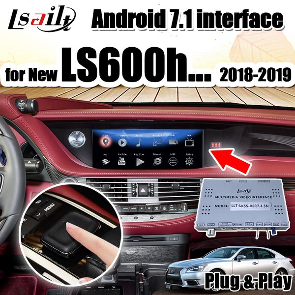 android 7.1 gps navigation box for ls460 ls600.. 2013-17 video interface support wireless carplay , android auto by lsailt
android 7.1 gps navigation box for ls460 ls600.. 2013-17 video interface support wireless carplay , android auto by lsailt
