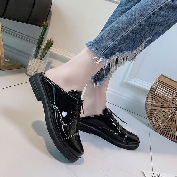 bjyl dropshiping 2020 spring and summer new retro women flat shoes design round flat loafer zapatillas mujer b781, Black
bjyl dropshiping 2020 spring and summer new retro women flat shoes design round flat loafer zapatillas mujer b781, Black
