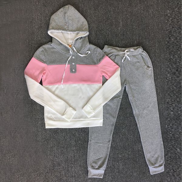 women sweat suits women clothing women 2pcs set hoodies crop sweatshirt side stripe pants hooded 2 pieces sets suits female, Gray
women sweat suits women clothing women 2pcs set hoodies crop sweatshirt side stripe pants hooded 2 pieces sets suits female, Gray