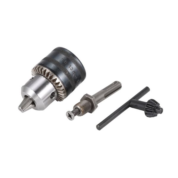 1.5-13mm keyed iron drill chunck 1/2" 20unf sds plus adapter connecting rod wrench for electric drills rotary manchine tools
1.5-13mm keyed iron drill chunck 1/2" 20unf sds plus adapter connecting rod wrench for electric drills rotary manchine tools