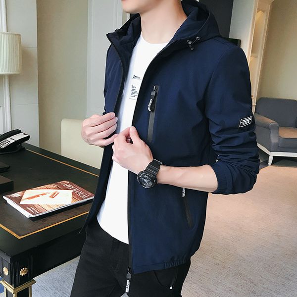 new fashion men's slim bomber zipper pocket hooded jacket male casual streetwear long sleeve men's trench jacket clothing, Black;brown
new fashion men's slim bomber zipper pocket hooded jacket male casual streetwear long sleeve men's trench jacket clothing, Black;brown
