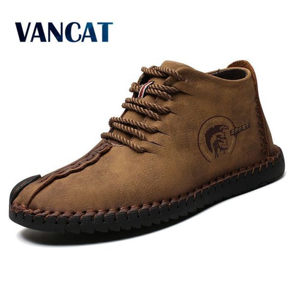 vancat fashion men boots split leather ankle snow boots shoes warm fur plush lace-up winter shoes plus size 38~48 cj191205, Black
vancat fashion men boots split leather ankle snow boots shoes warm fur plush lace-up winter shoes plus size 38~48 cj191205, Black