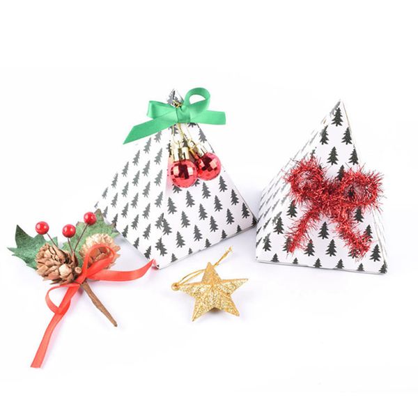 10pc christmas candy cookies small gift box triangle origami paper color box placed on the christmas tree decoration
10pc christmas candy cookies small gift box triangle origami paper color box placed on the christmas tree decoration