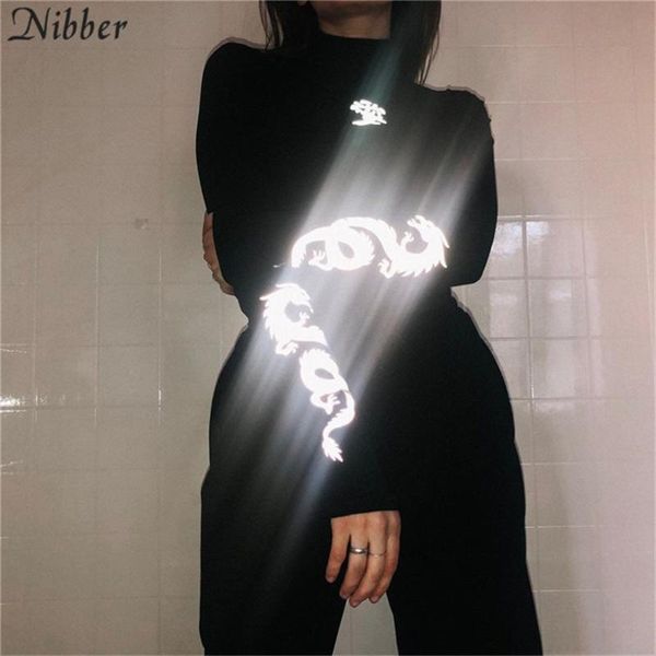 nibber 2020fashion reflective printing cotton women t-shirts basic black white stretch slim ladies casual teeshirt
nibber 2020fashion reflective printing cotton women t-shirts basic black white stretch slim ladies casual teeshirt