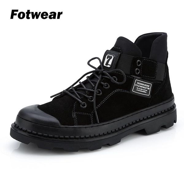 fotwear men's boots leather casual shoes formal wear in the office or workplace comfortable textile lining modern boots men, Black
fotwear men's boots leather casual shoes formal wear in the office or workplace comfortable textile lining modern boots men, Black