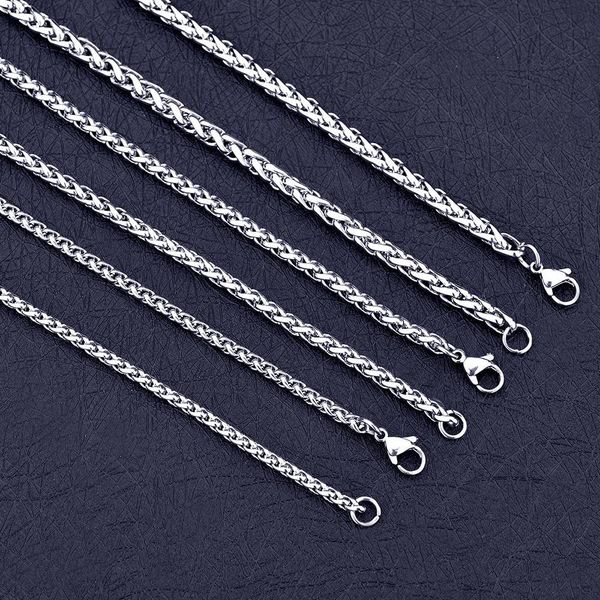 stainless steel 3mm 4mm 5mm keel chain necklace fashion cool men's party jewelry length 20-28inches christmas gifts, Silver
stainless steel 3mm 4mm 5mm keel chain necklace fashion cool men's party jewelry length 20-28inches christmas gifts, Silver
