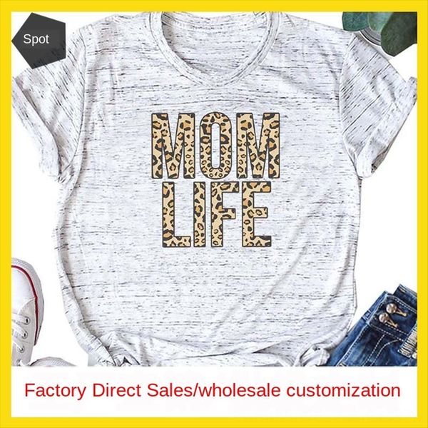 women's mom life letter casual short sleeve round collar t-shirt women's mom life letter casual short sleeve round collar t-shirt, White
women's mom life letter casual short sleeve round collar t-shirt women's mom life letter casual short sleeve round collar t-shirt, White