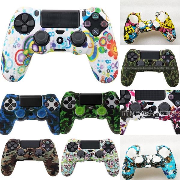 wymrf for ps4 gamepad silicone camouflage for cover case protective cover rubber playstation 4 controller controle joystick
wymrf for ps4 gamepad silicone camouflage for cover case protective cover rubber playstation 4 controller controle joystick
