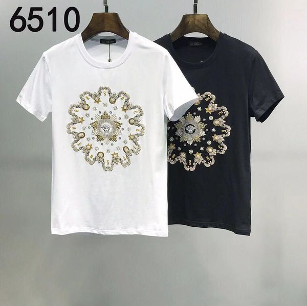 men and women designer shirt summer brand t shirt casual short sleeve mens streetwear women tees sizem-3xl v3, White;black
men and women designer shirt summer brand t shirt casual short sleeve mens streetwear women tees sizem-3xl v3, White;black