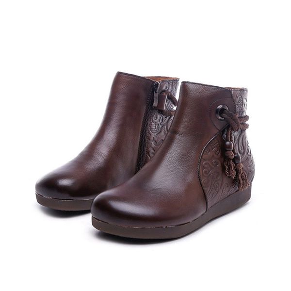 2019 autumn and winter new leather short boots retro boots casual flat with comfortable women's fashion wild, Black
2019 autumn and winter new leather short boots retro boots casual flat with comfortable women's fashion wild, Black