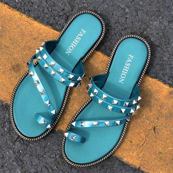 fashion women summer slippers slide sandals beach slides rivet toes soft sole non-slip flip flops comfortable women flat shoes, Black
fashion women summer slippers slide sandals beach slides rivet toes soft sole non-slip flip flops comfortable women flat shoes, Black