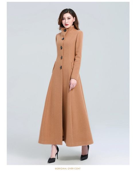 women winter 2019 coats autumn and winter retro solid color belt large size wool coat slim thin thick long hair coat female, Black
women winter 2019 coats autumn and winter retro solid color belt large size wool coat slim thin thick long hair coat female, Black