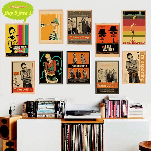 trainspotting ewan mcgregor classic movie film poster kraft paper bar poster retro decorative painting
trainspotting ewan mcgregor classic movie film poster kraft paper bar poster retro decorative painting