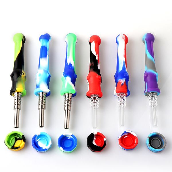 DHL!!! Silicone Nectar Collector Kit With Quartz/ Titanium Tips 14mm Silicone Nector Collector Kit Mini NC Dab Tool For Glass Bongs Dab Rigs
DHL!!! Silicone Nectar Collector Kit With Quartz/ Titanium Tips 14mm Silicone Nector Collector Kit Mini NC Dab Tool For Glass Bongs Dab Rigs