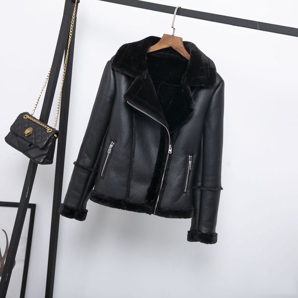 fashion black pu leather jacket women winter warm leather jacket soft motorcycle casual women outwear
fashion black pu leather jacket women winter warm leather jacket soft motorcycle casual women outwear
