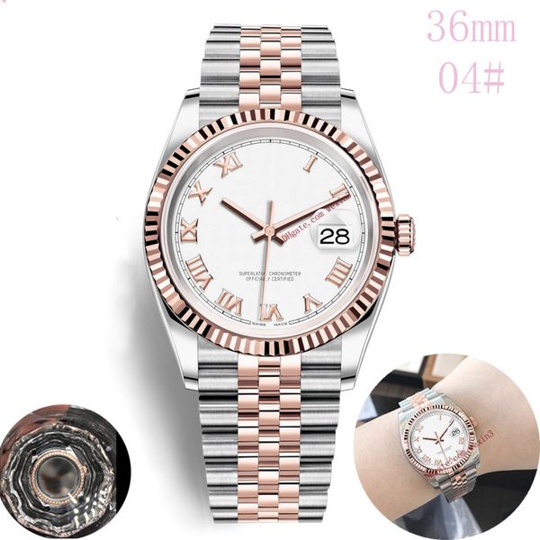 20 color woman watches luxury ancient roman pink black silver and white dial stainless steel rose gold 36mm automatic datejust wristwatches, Slivery;brown
20 color woman watches luxury ancient roman pink black silver and white dial stainless steel rose gold 36mm automatic datejust wristwatches, Slivery;brown
