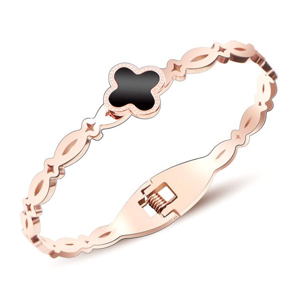 nice four-leaf clover shell bracelet men charm stainless steel braided bracelets for women jewelry high quality, Black
nice four-leaf clover shell bracelet men charm stainless steel braided bracelets for women jewelry high quality, Black