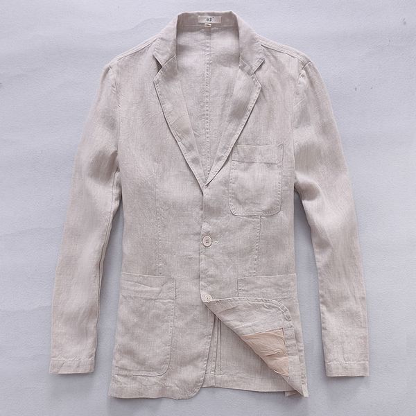 italy brand white jacket men spring long sleeve linen men jacket pure flax fashion clothing jackets casual jaqueta masculina, Black;brown
italy brand white jacket men spring long sleeve linen men jacket pure flax fashion clothing jackets casual jaqueta masculina, Black;brown