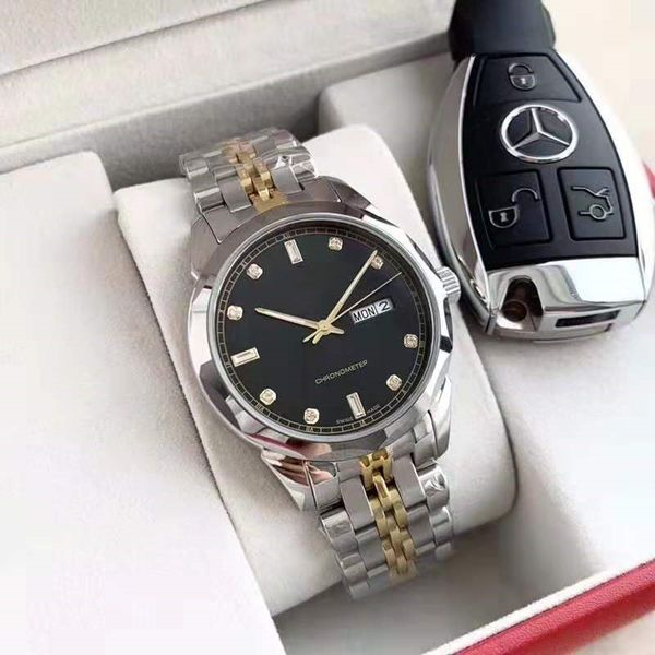 new style luxury mens watches 40mm dial stainless steel belt with day/date watch japanese miyota automatic movement watches, Slivery;brown
new style luxury mens watches 40mm dial stainless steel belt with day/date watch japanese miyota automatic movement watches, Slivery;brown