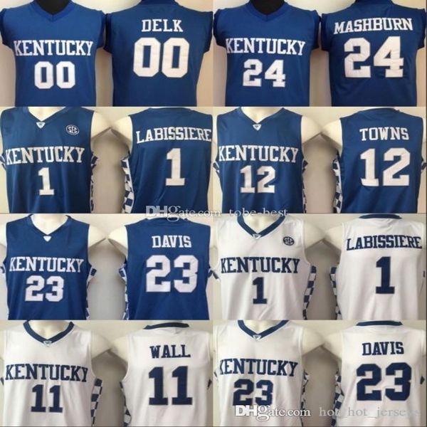 kentucky wildcats john 11wall 23davis karl-anthony 12towns demarcus 15cousins college blue white stitched basketball jersey, Black
kentucky wildcats john 11wall 23davis karl-anthony 12towns demarcus 15cousins college blue white stitched basketball jersey, Black