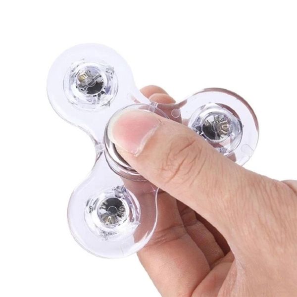 led light spinner toy relief anxiety stress toys