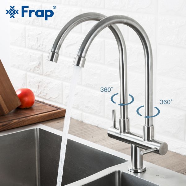 frap kitchen faucet dual handle single hole kitchen mixer single cold water faucet 304 stainless steel sink tap y40098
frap kitchen faucet dual handle single hole kitchen mixer single cold water faucet 304 stainless steel sink tap y40098